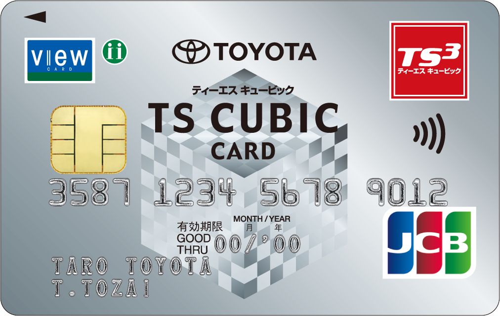 TOYOTA TS CUBIC VIEW CARD レギュラー JCB