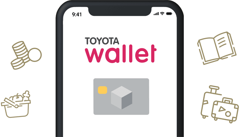 TOYOTA Walletイラスト