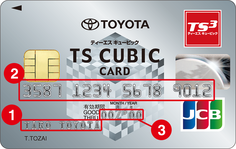 TS CUBIC CARD 表面