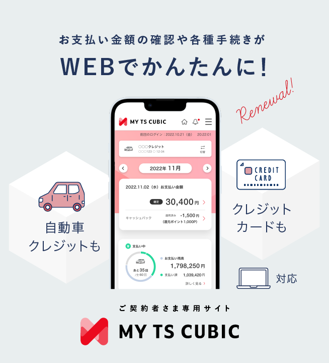 TS CUBIC WEBサイト