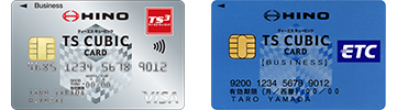 HINO TS3CARD 法人 ETC、HINO TS3CARD 法人 VISA レギュラー