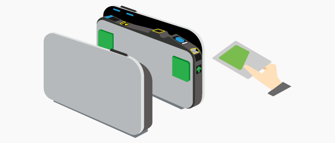 SUICAカード改札イメージ